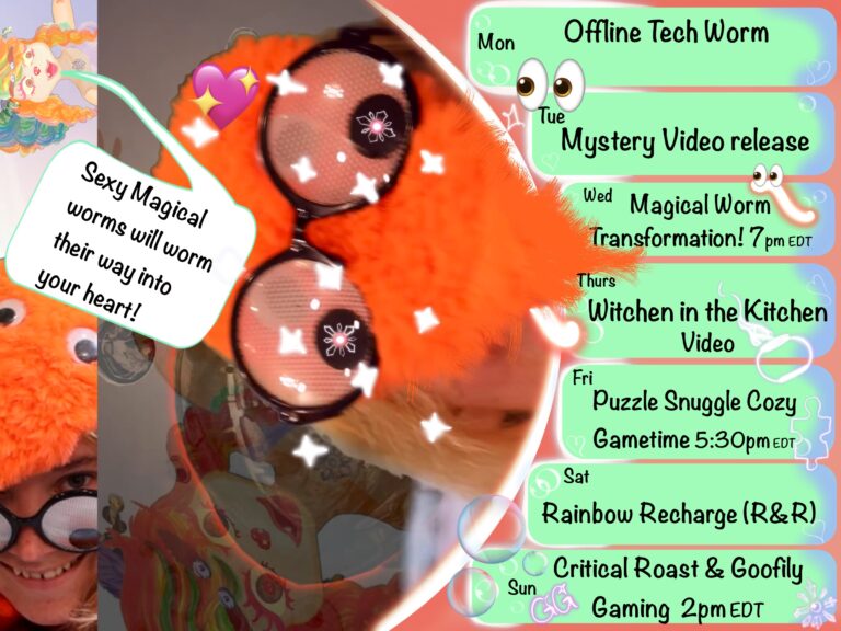 Welcoming Worm Schedule!