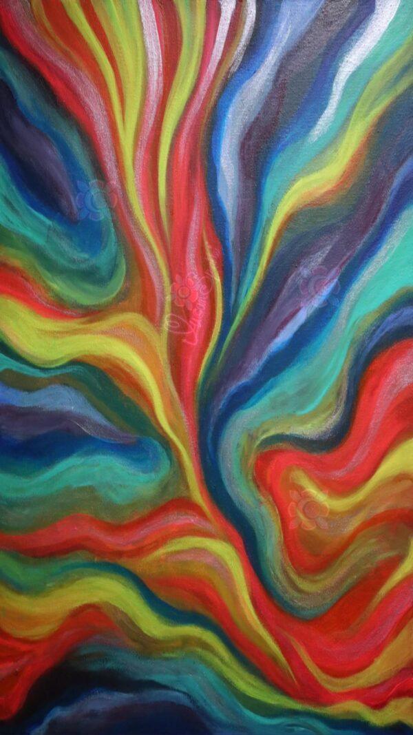 Rainbow Skies, Artist Original - Image 2