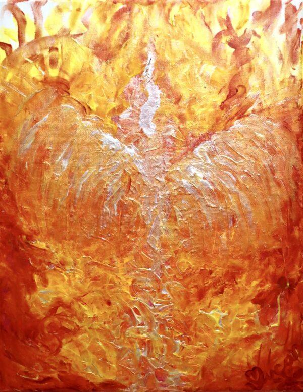 Peeling Back The Flames Artist Original