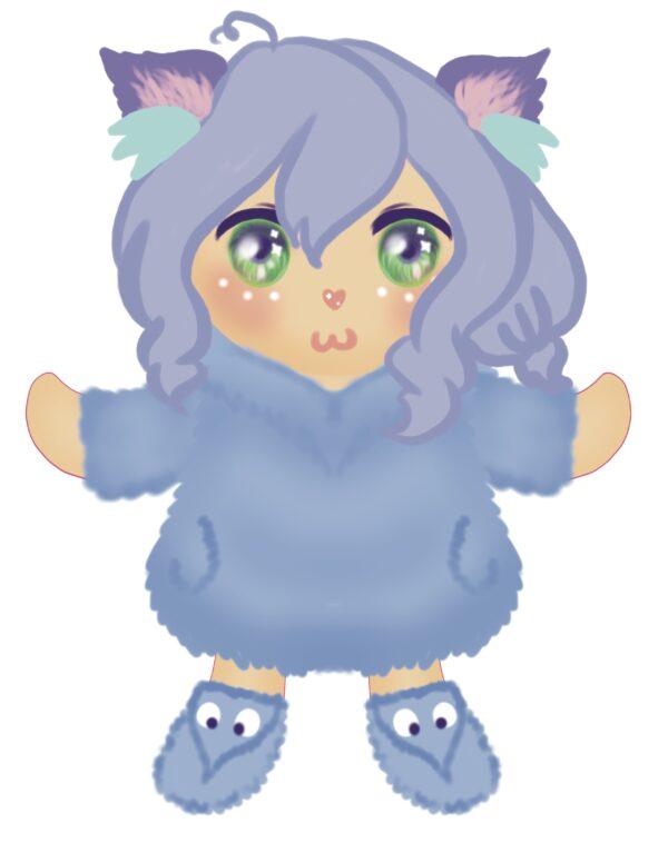 Yucan Be Cozy, Goofy Socks Paper Person Doll