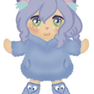 Yucan Be Cozy, Goofy Socks Paper Person Doll