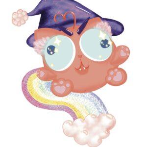 Paper Pal with Witch hat Now as a Paper Person Doll