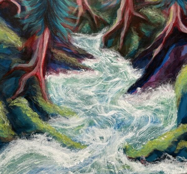 I Go Where the River Flows Artist Original - Image 2