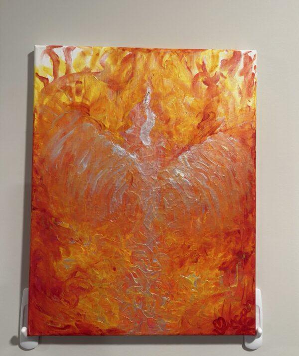 Peeling Back The Flames Artist Original - Image 5